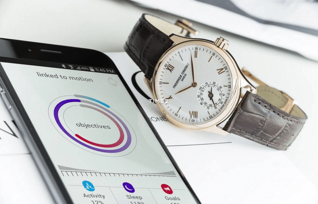 Frederique Constant,Horological Smartwatch 42mm,42mm,Stainless Steel,Grey,Quartz,In-house Caliber,Sapphire,Crystal Glass,FC,FC-285LGS5B6