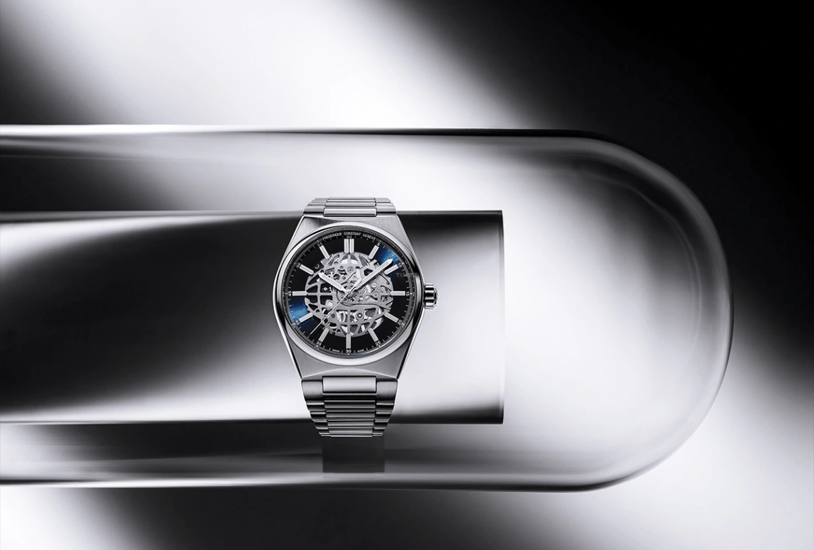 Frederique Constant,Highlife 41mm,41mm,Stainless Steel,Blue,Silver,Skeleton,In-house Caliber,Sapphire,Crystal Glass,Round,FC,FC-310NSKT4NH6B