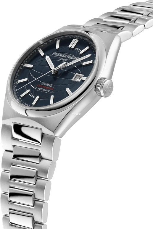 Frederique Constant,Other 39mm,39mm,Stainless Steel,Blue,Automatic,Day,Sapphire,Crystal Glass,FC,FC-303BL3NH6B