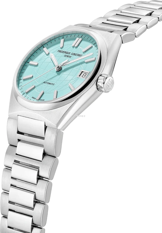 Frederique Constant,Other 34mm,34mm,Stainless Steel,Blue,Automatic,Day,Sapphire,Crystal Glass,FC,FC-303LB2NH6B