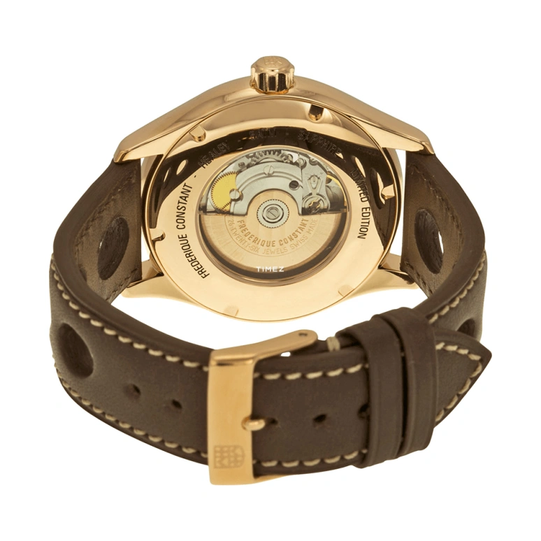 Frederique Constant,Vintage Rally 40mm,40mm,Stainless Steel,Chocolate,Rose,Automatic,Day,Dule Time,FC,FC-350CH5B4