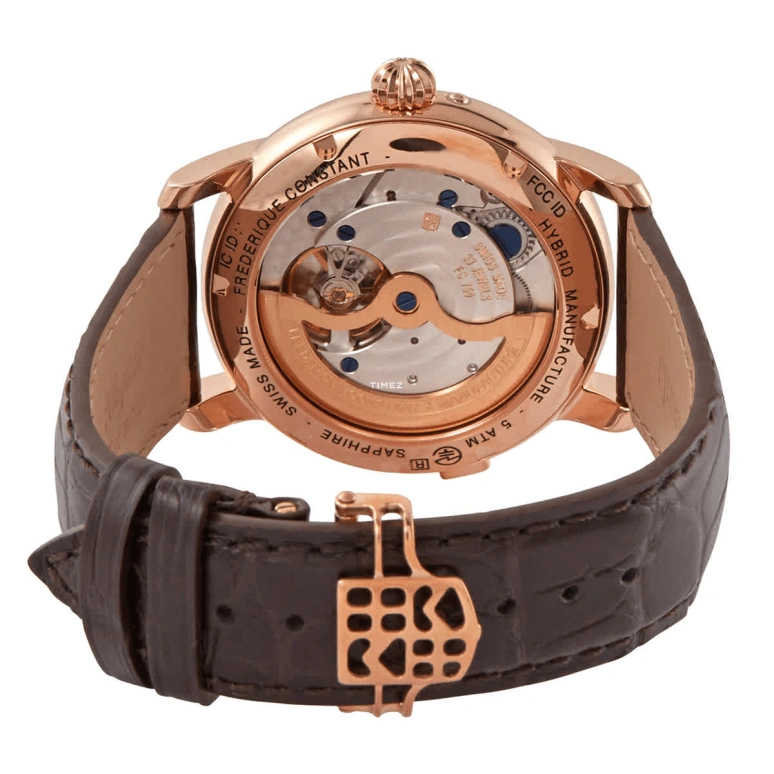 Frederique Constant,Manufacture 42mm,42mm,Stainless Steel,White,Automatic,Day,Dule Time,FC,FC-750V4H4