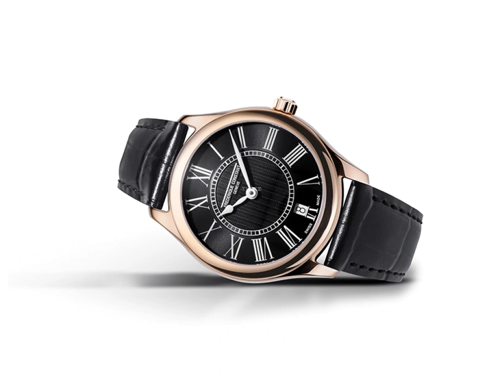 Frederique Constant,Classics 36mm,36mm,Stainless Steel,Black,In-house Caliber,Sapphire,Crystal Glass,Round,FC,FC-220MB3B4