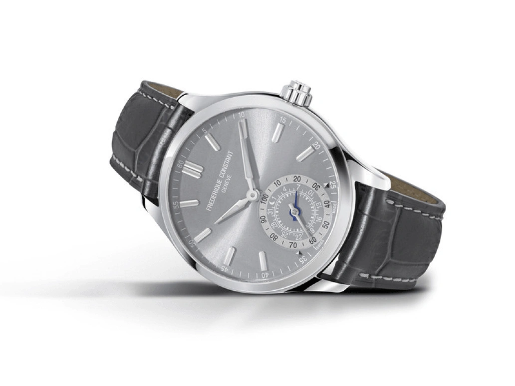 Frederique Constant,Horological Smartwatch 42mm,42mm,Stainless Steel,Grey,Quartz,In-house Caliber,Sapphire,Crystal Glass,FC,FC-285LGS5B6