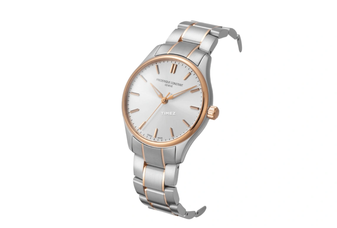 Frederique Constant,Other 40mm,40mm,Stainless Steel,Silver,Quartz,Sapphire,Crystal Glass,Round,FC,FC-230NV5B2B