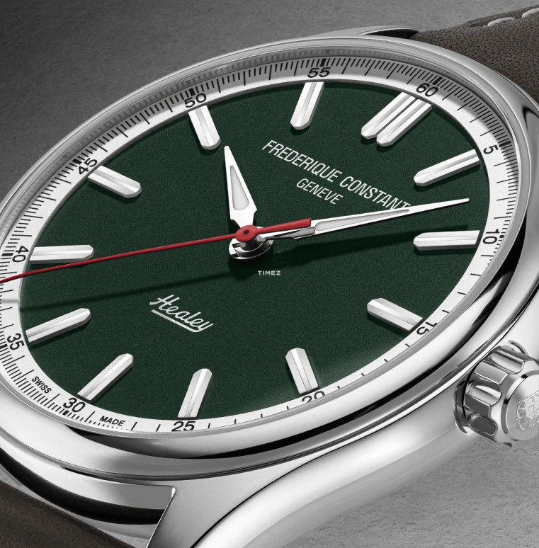 Frederique Constant,Classics 40mm,40mm,Stainless Steel,Green,Automatic,38hours,In-house Caliber,FC,FC-301HGRS5B26