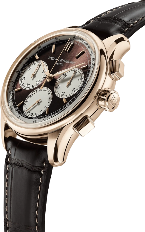 Frederique Constant,Manufacture 42mm,42mm,Rose Gold,Coffee,Brown,In-house Caliber,Sapphire,Crystal Glass,FC,FC-760CHC4H4