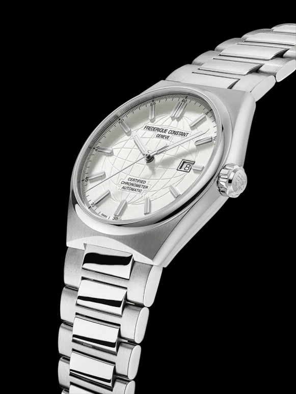 Frederique Constant,Highlife 41mm,41mm,Stainless Steel,White,Automatic,Day,38hours,FC,FC-303S4NH6B