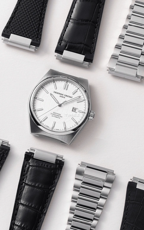 Frederique Constant,Highlife 41mm,41mm,Stainless Steel,White,Automatic,Day,38hours,FC,FC-303S4NH6B