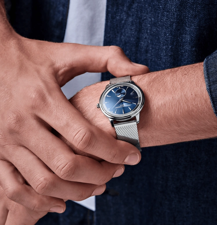 Frederique Constant,Classics 37mm,37mm,Stainless Steel,Blue,Quartz,Moonphase,In-house Caliber,FC,FC-206N3S6B