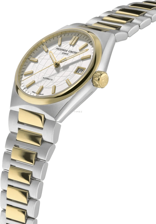 Frederique Constant,Other 34mm,34mm,Stainless Steel,Silver,Automatic,Day,Sapphire,Crystal Glass,FC,FC-303V2NH3B