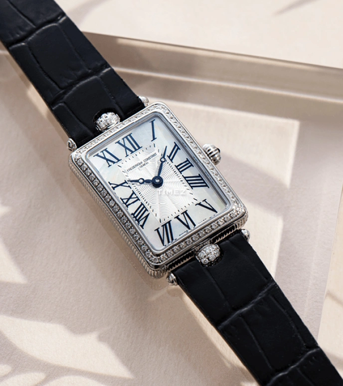 Frederique Constant,Classics 28x20.70mm,28x20.70mm,Stainless Steel,Silver,Quartz,Sapphire,Crystal Glass,Square,FC,FC-200MPW2ACD6