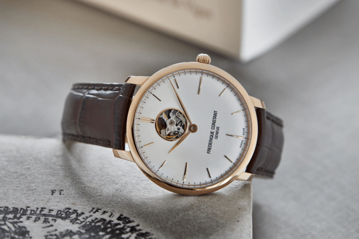 Frederique Constant,Slim Line 40mm,40mm,Stainless Steel,Black,In-house Caliber,Sapphire,Crystal Glass,FC,FC-312B4S4
