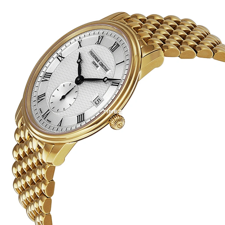 Frederique Constant,Slim Line 37mm,37mm,Stainless Steel,White,Quartz,Day,In-house Caliber,FC,FC-245M4S5B