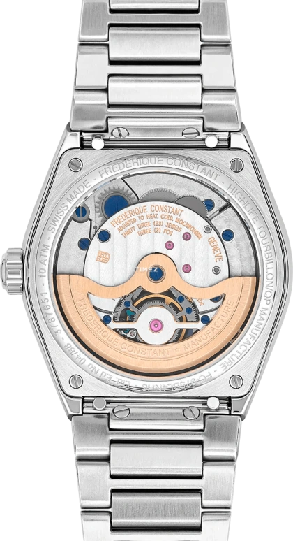Frederique Constant,Highlife 41mm,41mm,Stainless Steel,Blue,Automatic,Perpetual Calendar,Leap Year,Month,Date,Sapphire,Crystal Glass,Round,FC,FC-975BL4NH6B