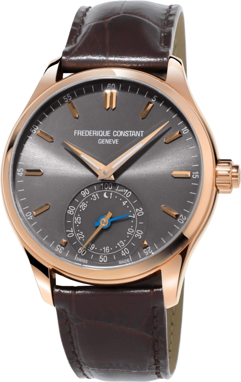 Frederique Constant,Horological Smartwatch 42mm,42mm,Stainless Steel,Grey,Quartz,In-house Caliber,Sapphire,Crystal Glass,FC,FC-285LGS5B4