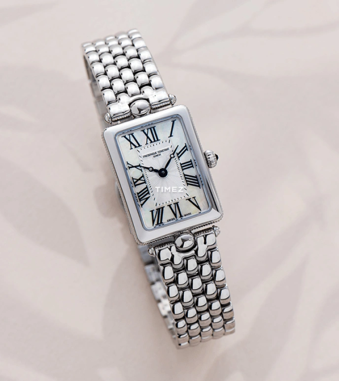 Frederique Constant,Classics 28x20.70mm,28x20.70mm,Stainless Steel,Silver,Quartz,Sapphire,Crystal Glass,Square,FC,FC-200MPW2AC6B
