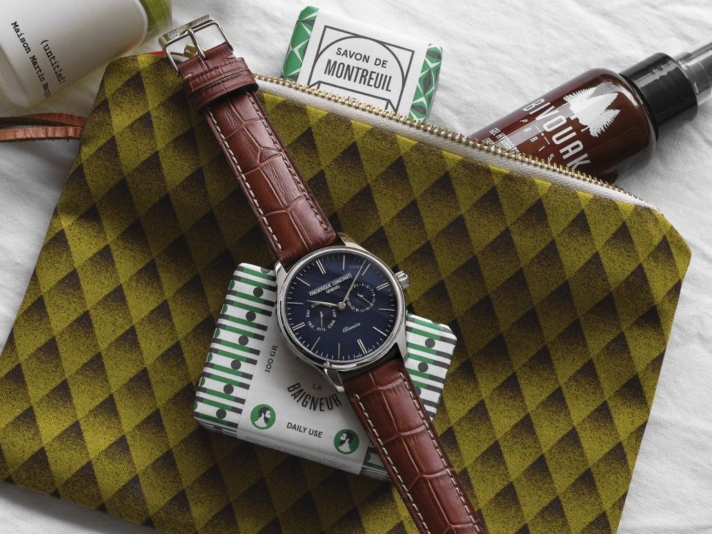 Frederique Constant,Classics 36mm,36mm,Stainless Steel,Silver,In-house Caliber,Sapphire,Crystal Glass,FC,FC-220MS3B4