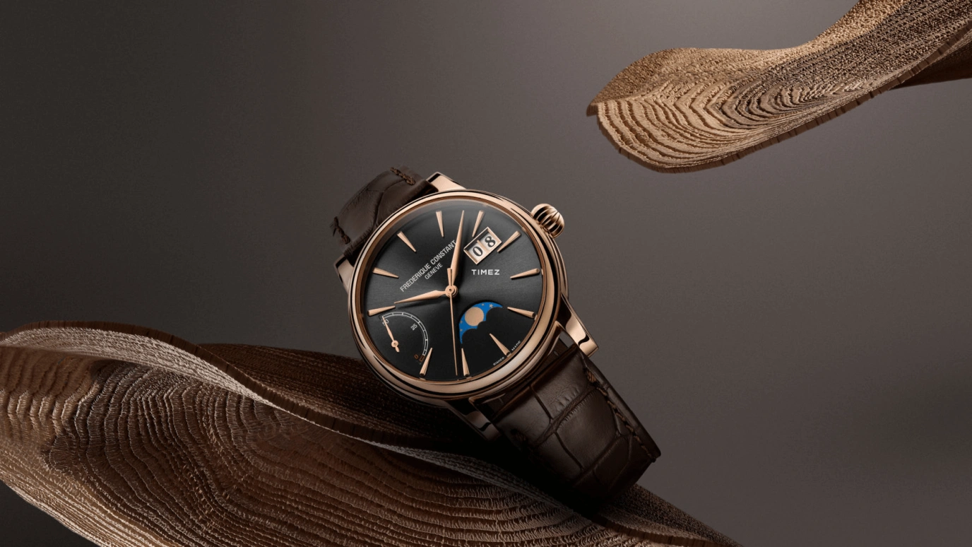 Frederique Constant,Classics 40mm,40mm,Rose Gold,Black,Automatic,Moonphase,Power Reserve Indicator,Big Date,FC,FC-735G3H9