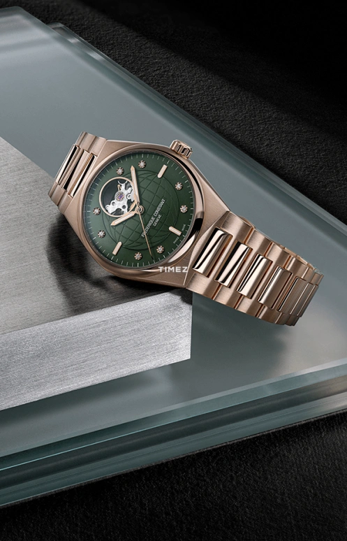 Frederique Constant,Other 34mm,34mm,Stainless Steel,Green,Automatic,Sapphire,Crystal Glass,Round,FC,FC-310MPGRD2NH4B