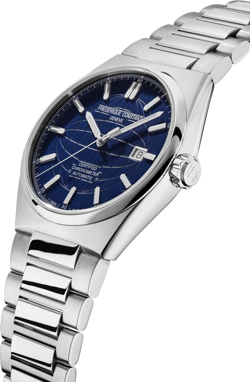 Frederique Constant,Highlife 41mm,41mm,Stainless Steel,Blue,Automatic,38hours,In-house Caliber,FC,FC-303N4NH6B