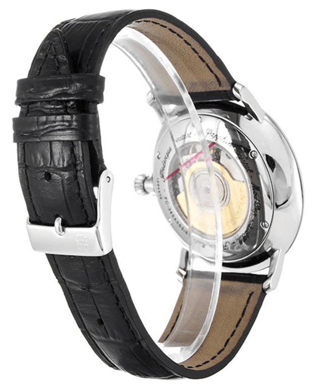 Frederique Constant,Classics 43mm,43mm,Stainless Steel,White,Automatic,Day,In-house Caliber,FC,FC-345A5S6