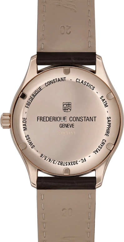 Frederique Constant,Classics 40mm,40mm,Stainless Steel,Silver,Automatic,Day,Sapphire,Crystal Glass,FC,FC-303MC5B4