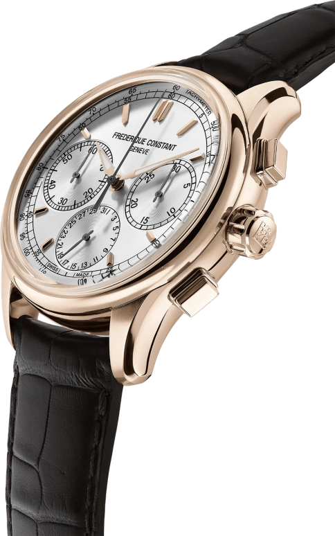 Frederique Constant,Manufacture 42mm,42mm,Stainless Steel,Rose Gold,White,In-house Caliber,Sapphire,Crystal Glass,Rose,FC,FC-760V4H4