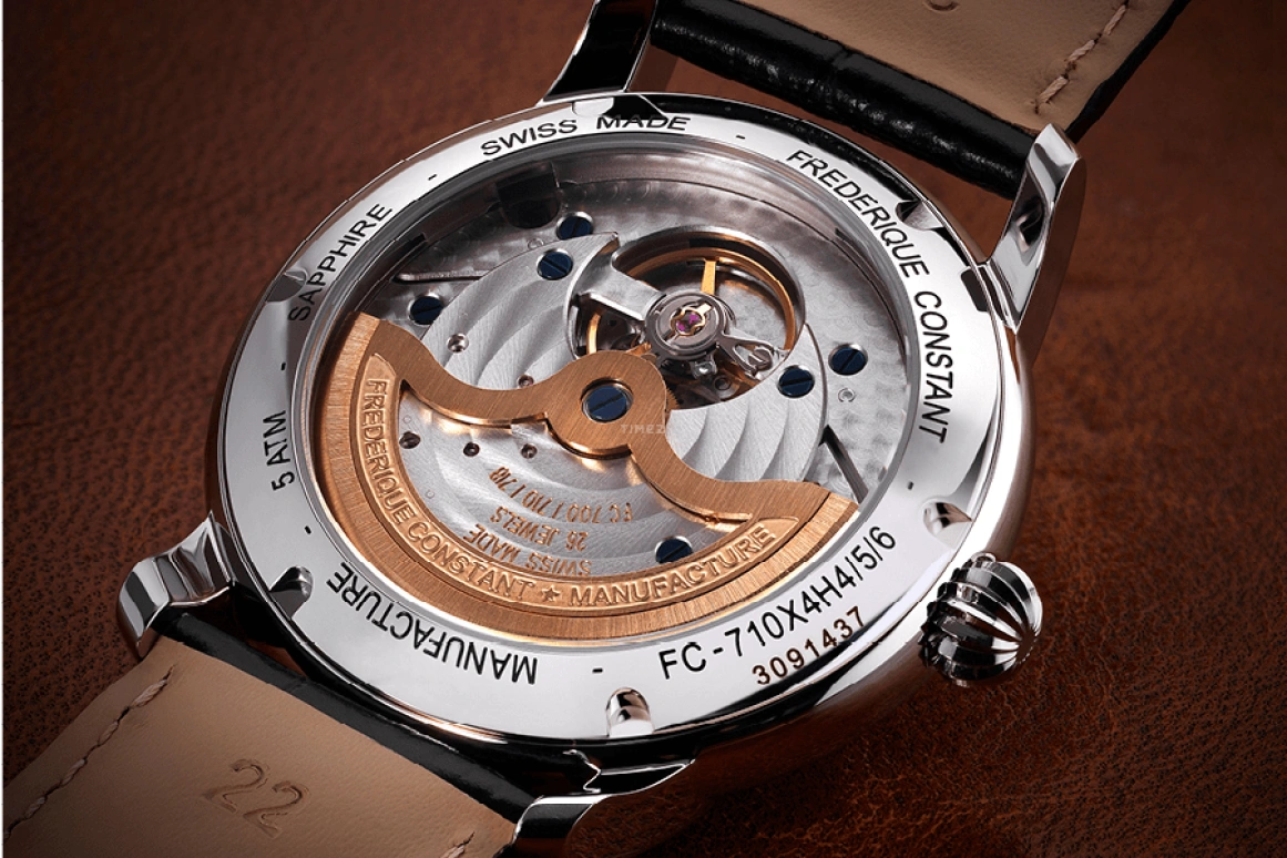 Frederique Constant,Manufacture 42mm,42mm,Stainless Steel,Black,Automatic,42hours,In-house Caliber,FC,FC-710MB4H6