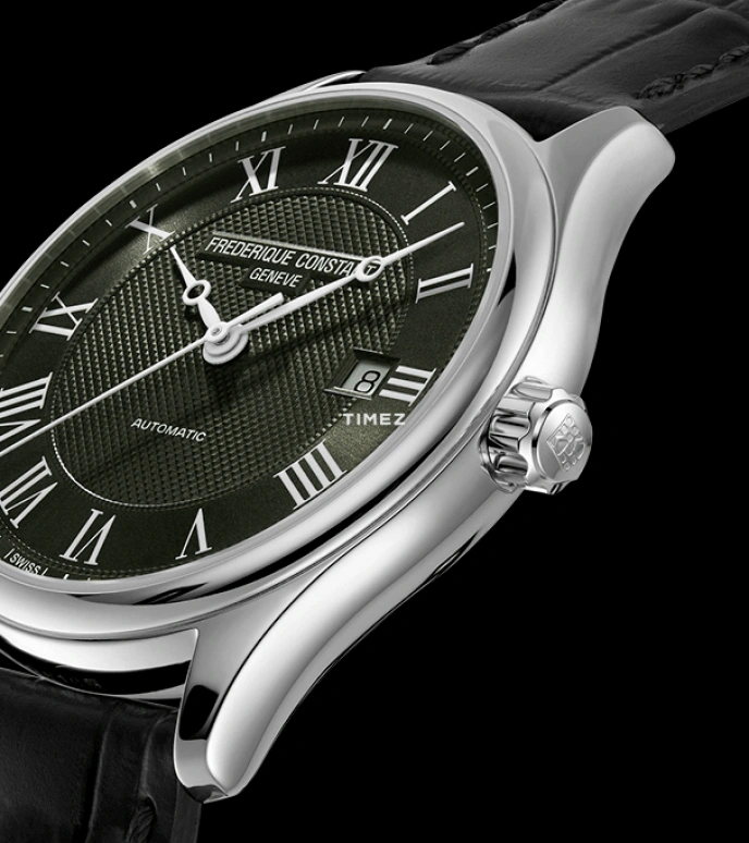 Frederique Constant,Classics 40mm,40mm,Stainless Steel,Green,Automatic,Day,Sapphire,Crystal Glass,FC,FC-303MCK5B6