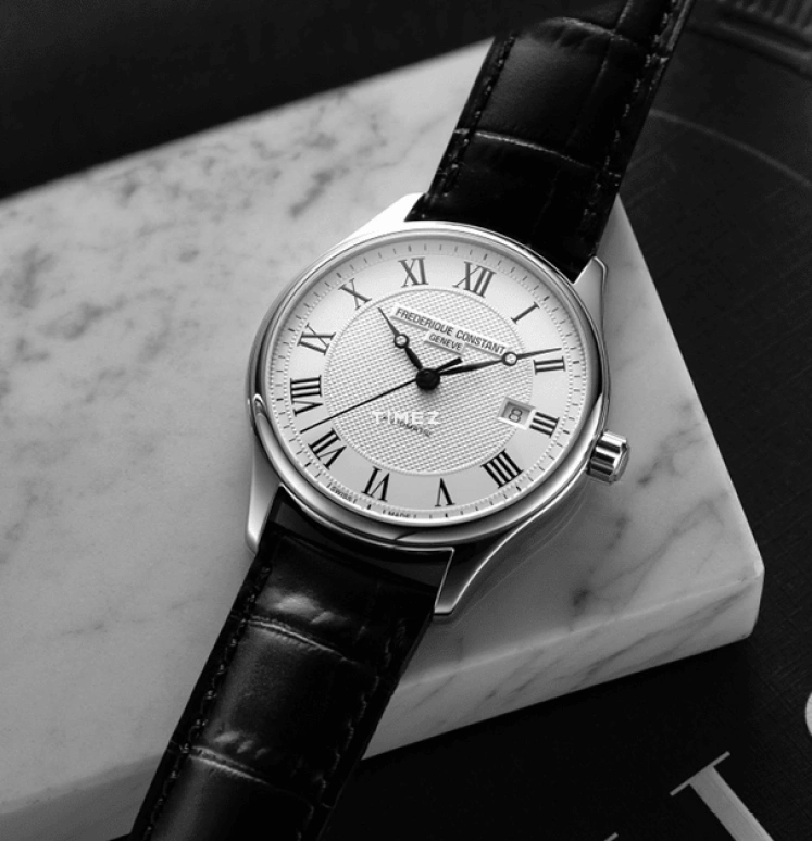 Frederique Constant,Classics 40mm,40mm,Stainless Steel,Silver,Automatic,Day,Sapphire,Crystal Glass,FC,FC-303MC5B6