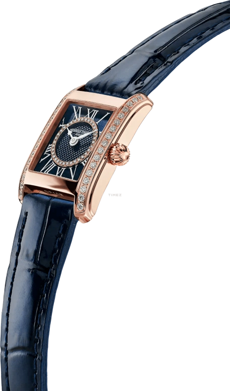 Frederique Constant,Classics 23x21mm,23x21mm,Stainless Steel,Blue,Quartz,Sapphire,Rectangular,FC,FC-200NMCDCD14
