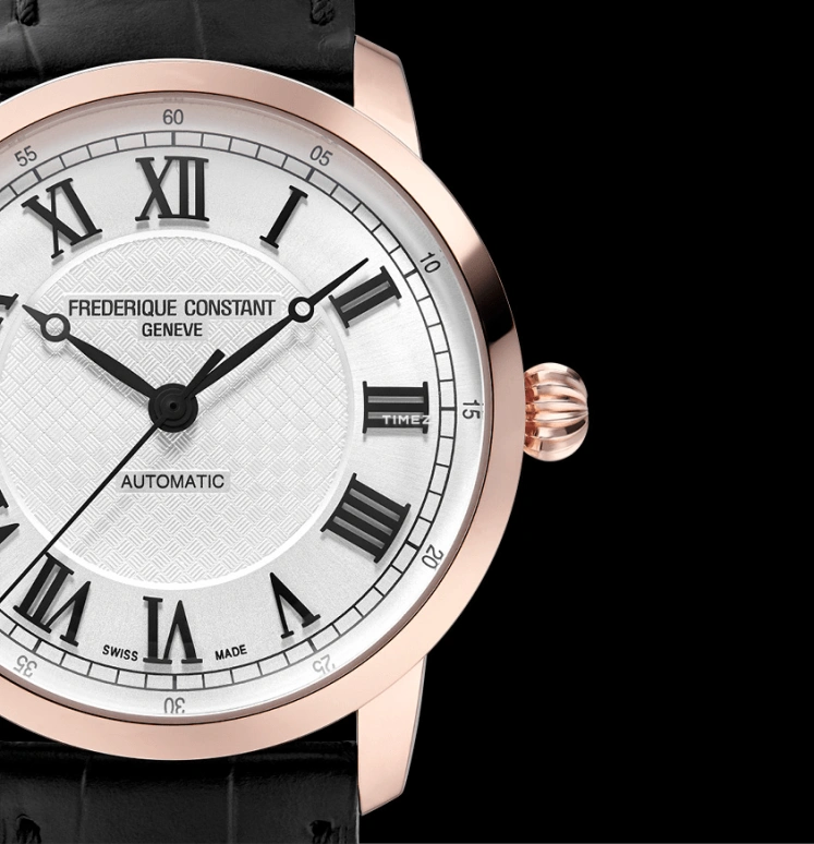 Frederique Constant,Classics 38.50mm,38.50mm,Stainless Steel,White,Automatic,Sapphire,Crystal Glass,Round,FC,FC-301SWR3B4