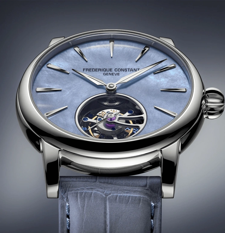 Frederique Constant,Classics 39mm,39mm,White Gold,Blue,Automatic,Tourbillon,38hours,FC,FC-980MPBL3H8