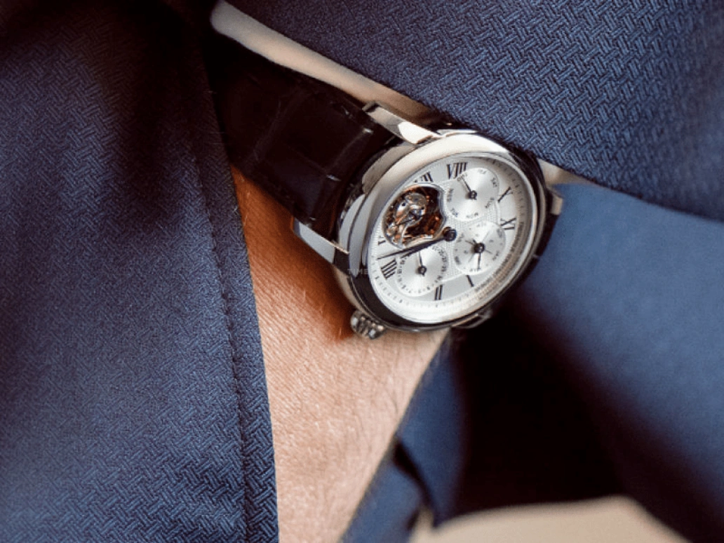 Frederique Constant,Manufacture 42mm,42mm,Rose Gold,Silver,Automatic,Perpetual Calendar,Leap Year,Month,Date,38hours,In-house Caliber,FC,FC-975MC4H4