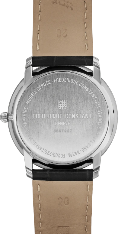 Frederique Constant,Slim Line 38mm,38mm,Stainless Steel,Silver,In-house Caliber,Sapphire,Crystal Glass,FC,FC-245M5S6