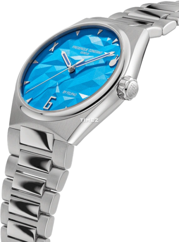 Frederique Constant,Other 41mm,41mm,Stainless Steel,Blue,Automatic,FC,FC-303F4NH6B