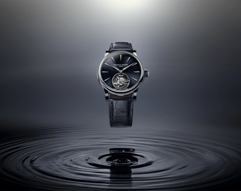 Frederique Constant,Classics 39mm,39mm,Stainless Steel,Blue,Automatic,Tourbillon,Sapphire,Crystal Glass,FC,FC-980N3H6