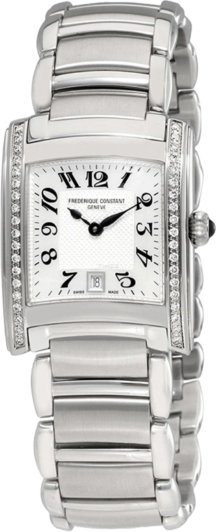 Frederique Constant,Classics 35x28mm,35x28mm,Stainless Steel,Silver White,In-house Caliber,Sapphire,Crystal Glass,FC,FC-220AMW2ECD6B