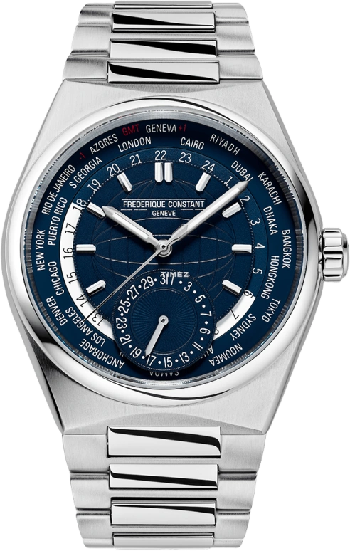 Frederique Constant,Manufacture 41mm,41mm,Stainless Steel,Dark Blue,Automatic,42hours,In-house Caliber,FC,FC-718N4NH6B