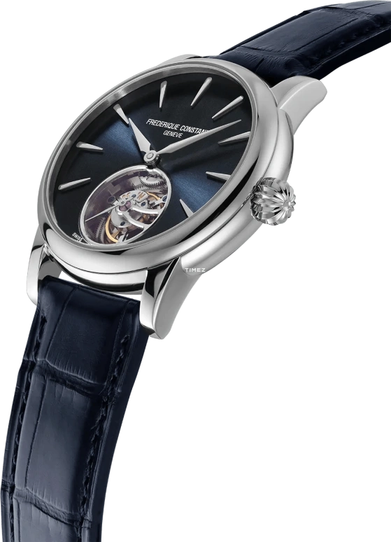 Frederique Constant,Classics 39mm,39mm,Stainless Steel,Blue,Automatic,Tourbillon,Sapphire,Crystal Glass,FC,FC-980N3H6
