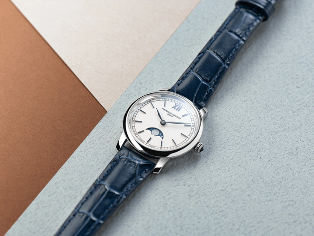 Frederique Constant,Slim Line 30mm,30mm,Stainless Steel,Silver,In-house Caliber,Sapphire,Crystal Glass,FC,FC-206SW1S6B