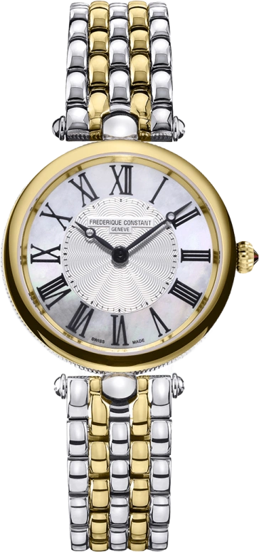 Frederique Constant,Classics 30mm,30mm,Stainless Steel,White,In-house Caliber,Sapphire,Crystal Glass,Round,FC,FC-200MPW2AR3B