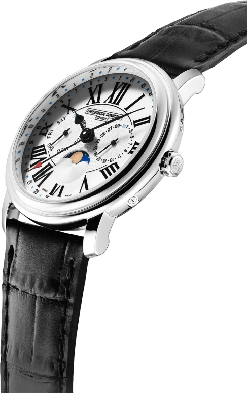 Frederique Constant,Classics 40mm,40mm,Stainless Steel,White,In-house Caliber,Sapphire,Crystal Glass,FC,FC-270M4P6