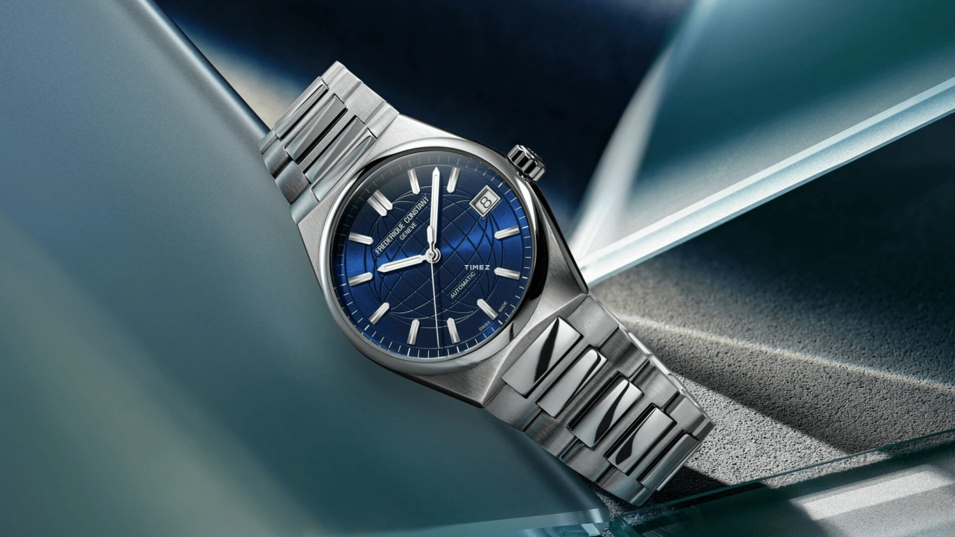 Frederique Constant,Highlife 34mm,34mm,Stainless Steel,Blue,Automatic,Day,38hours,FC,FC-303N2NH6B