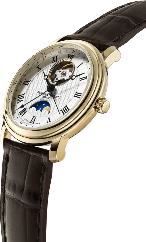 Frederique Constant,Classics 40mm,40mm,Stainless Steel,Silver,In-house Caliber,Sapphire,Crystal Glass,FC,FC-335MC4P5
