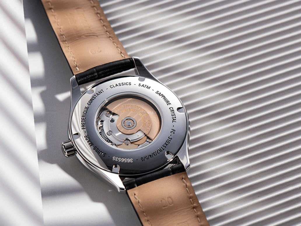 Frederique Constant,Slim Line 40mm,40mm,Stainless Steel,Black,In-house Caliber,Sapphire,Crystal Glass,FC,FC-310MCK5B6
