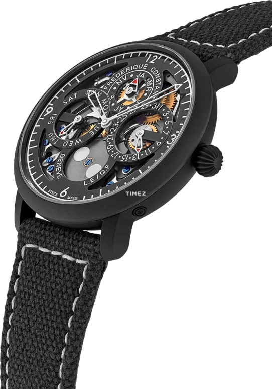 Frederique Constant,Manufacture 42mm,42mm,Stainless Steel,Smoky Coal,Automatic,Moonphase,Perpetual Calendar,Month,Date,Sapphire,Crystal Glass,Round,FC,FC-775PS4TS6