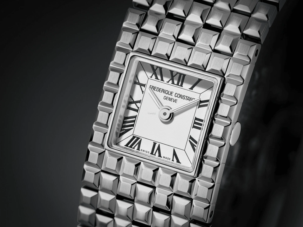 Frederique Constant,Classics 25.70x20mm,25.70x20mm,Stainless Steel,White,Quartz,In-house Caliber,Sapphire,FC,FC-200WR1MC6B
