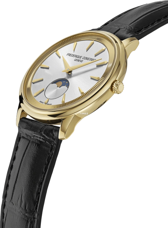 Frederique Constant,Classics 37mm,37mm,Stainless Steel,Silver,Quartz,Moonphase,In-house Caliber,FC,FC-206S3S5